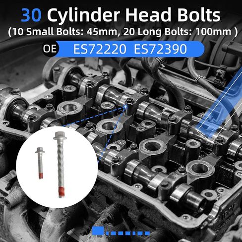 حشية رأس محرك MLS مع مجموعة الترباس ، HS26192PT-5 ، يناسب Chevy Silverado Express Suburban Tahoe ، لـ GMC Sierra Yukon XL ، ل Cadillac Escalade ، 2007-2011 ، 6.0/6.2L V8 ، ES72220 ، ES72390 in Kuwait