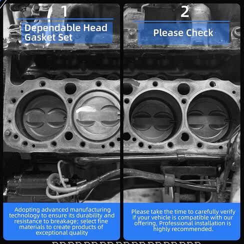 حشية رأس محرك MLS مع مجموعة الترباس ، HS26192PT-5 ، يناسب Chevy Silverado Express Suburban Tahoe ، لـ GMC Sierra Yukon XL ، ل Cadillac Escalade ، 2007-2011 ، 6.0/6.2L V8 ، ES72220 ، ES72390 in Kuwait