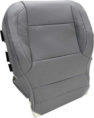 SecosAutoparts Driver or Passenger Side Bottom Replacement Perforated Leather Seat Cover and Foam Cushion Black Compatible with Chevy Silverado SLT SLE Z71 GMC Sierra 2014 2015 2016 2017 2018 2019 in Saudi Arabia