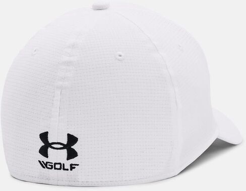 Under Armour Men's UA Vented Golf37 Hat (as1, Alpha, l, x_l) White in Saudi Arabia