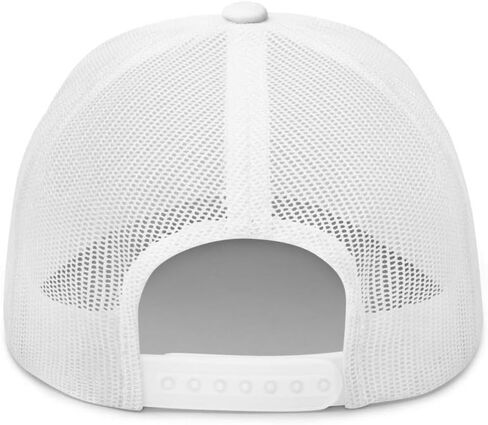 White Trash Trucker Hat Curved Bill Mid Crown Adjustable Funny Cap in Saudi Arabia