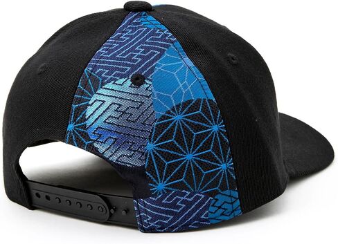 Traditional Japanese Baseball Cap, Embroidered Pattern, Adjustable Snapback Flat Brim, 6-Panel Baseball Cap in Saudi Arabia