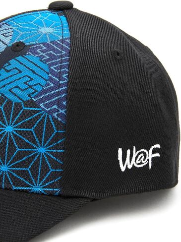 Traditional Japanese Baseball Cap, Embroidered Pattern, Adjustable Snapback Flat Brim, 6-Panel Baseball Cap in Saudi Arabia