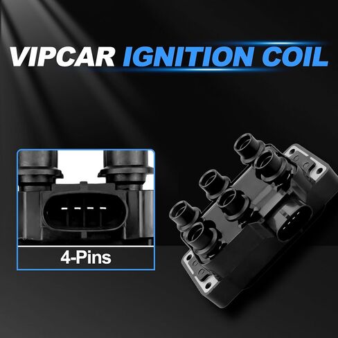 Ignition Coil Compatible with Ford 1991-2010 Explorer(Sport Trac) 4.0-V6 8th VIN: X K E, 1990-2011 Ranger 4.0L, Aerostar Mustang B3000 Taurus, 2002-08 Mountaineer 4.0L, #DGE446 FD480 in Saudi Arabia