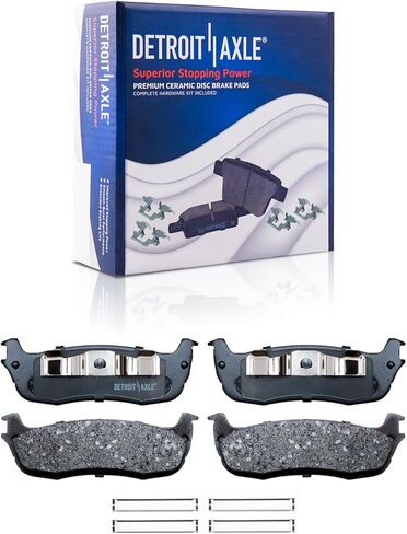 Detroit Axle - مجموعة الفرامل لعام 1999-2002 Ford Expedition Lincoln Navigator حفر ودوارات فرامل القرص المنقوشة البديلة 1999 2000 2001 in Saudi Arabia