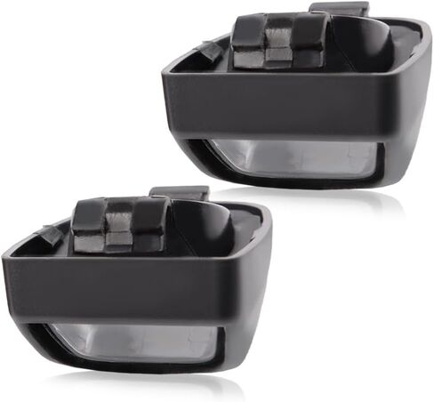 لوحة ترخيص خلفية Lens Lens زوج متوافق مع Cadillac Escalade 2002-2006/Fit Chevy Avalanche 2002-2013/FIT Chevy Silverado 2001-2014/FIT CHEVY Suburban Tahoe 2000-2006 in Saudi Arabia