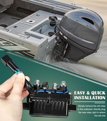 for Yamaha Power Tilt Trim Relay Assy, 63P-81950-00-00 Tilt/Trim Relay Fits for Yamaha Outboard 4 Stroke Engines F150 & 250 40HP 50HP 60HP 75HP 90HP 115HP 150HP 200HP 225HP 250HP TRM6003 in Saudi Arabia
