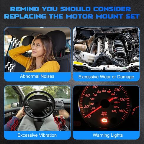 Engine Motor and Transmission Mount Kit 3Pcs Compatible with 2004-2006 xA 1.5L, with 2004-2006 xB 1.5L, with 2000-2005 Echo 1.5L Replace # A7288, A7260, A7228 in Kuwait