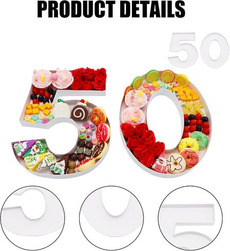 رقم 15.2 بوصة من الورق المقوى لـ Charcuterie Food Sweet ، عيد ميلاد Evens Party Treat ، صندوق الديكور الورقي (50) in Saudi Arabia