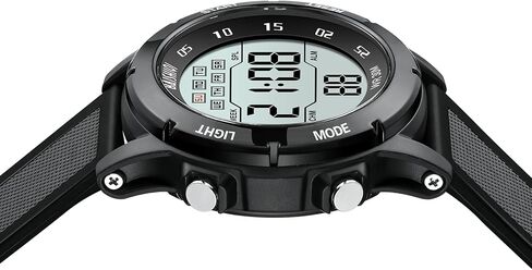 Mens Watches Digital Watches for Men Casual Sports Military Waterproof Wrist Watches Stopwatch Silicone Band with LED Backlight/Alarm/Timer/Date in Saudi Arabia