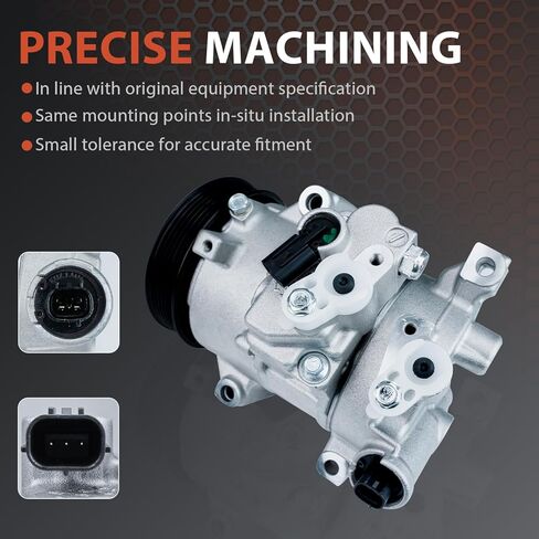 ضاغط تكييف الهواء و A/C القابض لـ T-oyota C-Orolla/M-ATRIX 1.8L 2011 2012 2013 447260-3373 447280-9060 447150-2111 447150-4840 471-1023 178322 88310-0210 88310-02710-02710-02710-02710-027. in Kuwait