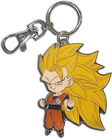 Great Eastern Entertainment GE-48161 Dragon Ball Super: SD SS3 Goku Metal Keychain in Saudi Arabia