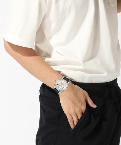 Boss Skytraveller Men's 44mm Chronograph Lethers Wristwatch - مقاومة للماء تصل إلى 5atm/50 مترًا ، رياضيًا ومتطورًا in Saudi Arabia