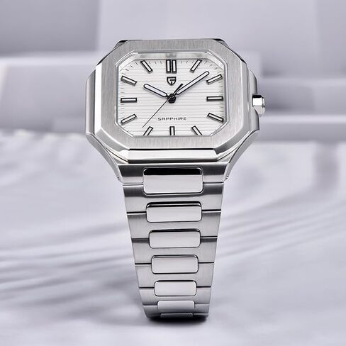 Pagani Design Men's Watch | حركة الكوارتز اليابانية VH31 | ساعة معصم الفولاذ المقاوم للصدأ للأعمال والخارجية | 50M مقاوم للماء | بطارية 5 سنوات in Kuwait