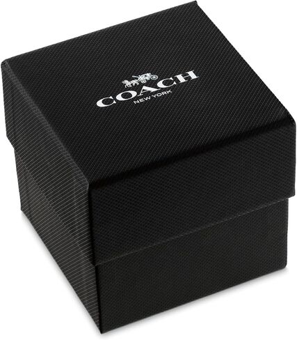 COACH Elliot Men's 2H Quartz Watch – 41 mm Stainless Steel Case – Calfskin Strap – Rexy Design Dial - Stylish Fashion Accessory, Gift for Her in Saudi Arabia