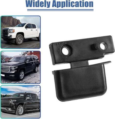 زوج 83418-SDA-A01 Lower Console Catch Latch Armrest Lock Cover Swost Snaph for Honda Accord 2003-2007 Plastic (Black) in Kuwait