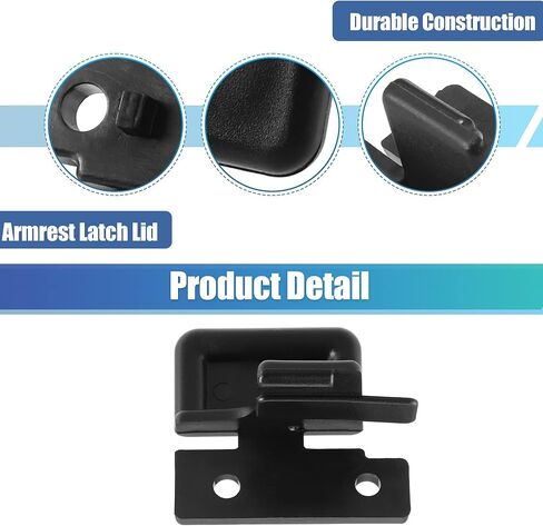 زوج 83418-SDA-A01 Lower Console Catch Latch Armrest Lock Cover Swost Snaph for Honda Accord 2003-2007 Plastic (Black) in Kuwait