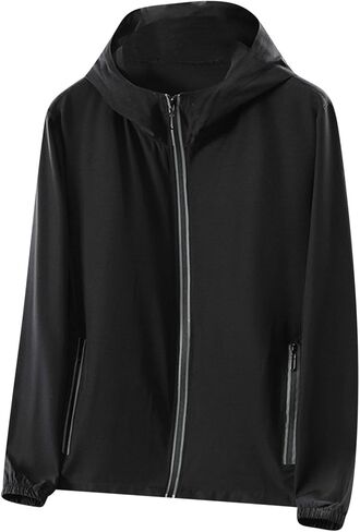قمصان الحماية من أشعة الشمس Mens UPF 50+ صيد الأسماك الكامل سترة الأكمام الطويلة UV Rash Guard التبريد في الهواء الطلق هوديي في الهواء الطلق in Kuwait