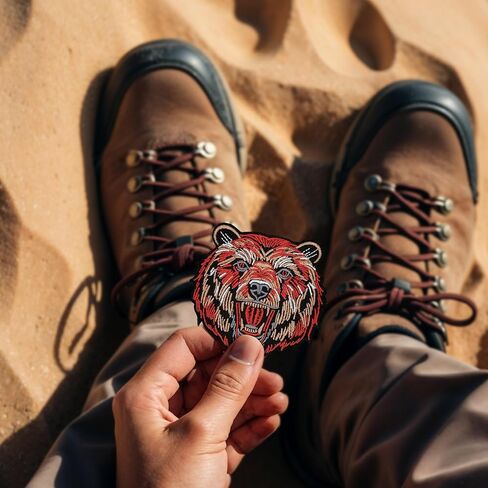 Campfire Iron on Patch - مطمرضة الطبيعة المعسكر المسافر بوي بوي فتاة الكشفية التخييم المثيرة الحديد على خياطة على بقع للملابس ، الجينز ، القبعات ، حقائب الظهر ، الملابس ، القبعات ، السترات (الحجم ، 3 ") in Kuwait