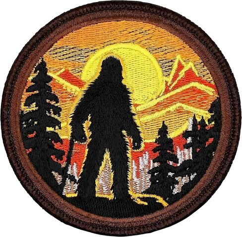 Campfire Iron on Patch - مطمرضة الطبيعة المعسكر المسافر بوي بوي فتاة الكشفية التخييم المثيرة الحديد على خياطة على بقع للملابس ، الجينز ، القبعات ، حقائب الظهر ، الملابس ، القبعات ، السترات (الحجم ، 3 ") in Kuwait