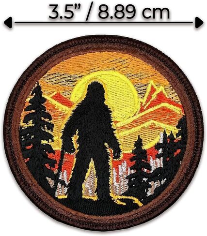 Campfire Iron on Patch - مطمرضة الطبيعة المعسكر المسافر بوي بوي فتاة الكشفية التخييم المثيرة الحديد على خياطة على بقع للملابس ، الجينز ، القبعات ، حقائب الظهر ، الملابس ، القبعات ، السترات (الحجم ، 3 ") in Kuwait