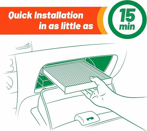 FRAM Fresh Breeze Cabin Air Filter Replacement for Car Passenger Compartment w/Arm and Hammer Baking Soda, Easy Install, CF12237 for Select Nissan Vehicles in Kuwait