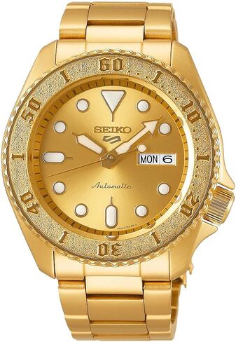 SEIKO SRPE74 5 Sports Men's Watch Gold-Tone 42.5mm Stainless Steel in Saudi Arabia