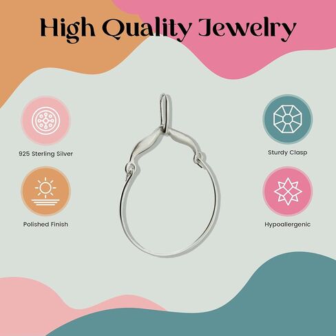 FashionJunkie4Life Dainty Charm Holder Necklace | 18" Chain Pendant Necklace For Women in Saudi Arabia
