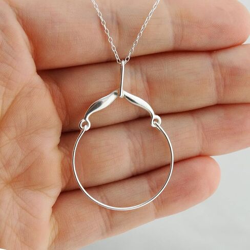 FashionJunkie4Life Dainty Charm Holder Necklace | 18" Chain Pendant Necklace For Women in Saudi Arabia