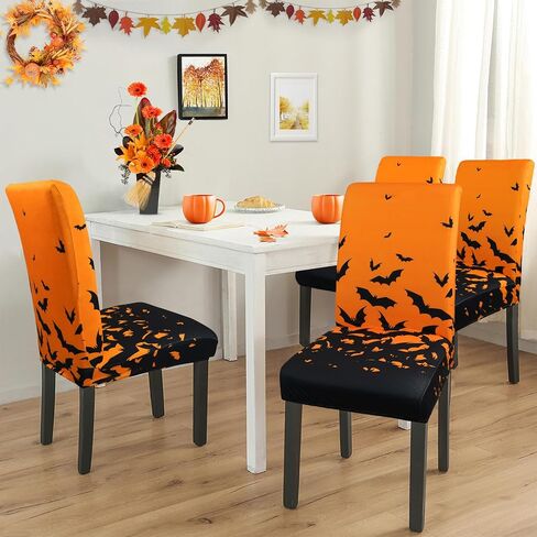 Roszwtit Valentines Day Chair Covers for Dining Room Set of 6 Valentines Heart Dining Chair Slipcovers 6 Pieces Valentine Anniversary Washable Removable Seat Protector 6 Pack Decor for Home and Party in Kuwait