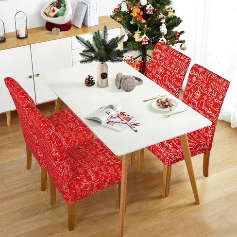 Roszwtit Valentines Day Chair Covers for Dining Room Set of 6 Valentines Heart Dining Chair Slipcovers 6 Pieces Valentine Anniversary Washable Removable Seat Protector 6 Pack Decor for Home and Party in Kuwait
