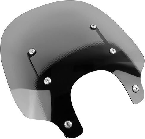Motorcycle Windscreen Windshield Compatible with Harley Nightster 975 RH975 RH 975 22-24 Nighster 975 Special RH975S 23-24 PC Windscreen Double Bubble (L-Black Bracket) in Kuwait