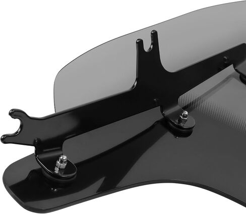 Motorcycle Windscreen Windshield Compatible with Harley Nightster 975 RH975 RH 975 22-24 Nighster 975 Special RH975S 23-24 PC Windscreen Double Bubble (L-Black Bracket) in Kuwait