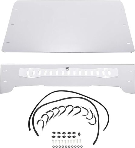 HECASA Front Vented Windshield Compatible with 2005-2020 John Deere Gator TS/TX/TE Scratch Resistant Full Clear Windscreen in Saudi Arabia