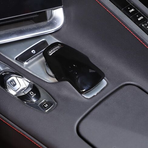 Car Center Console Engine Sport Mode Button Cover Trim for Chevrolet C8 Corvette Stingray Z06 2020-2025 Car Decoration Accessories (Carbon Fiber Pattern) in Saudi Arabia