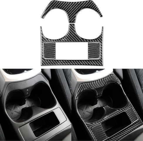 NVCNX Real Premium Carbon Carbon Lives متوافق مع Nissan Rogue 2014-2020 2015 2015 2017 2018 2019 / Rogue Sport 2017-2021 2022 CAR CENTER CUP in Kuwait