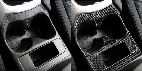 NVCNX Real Premium Carbon Carbon Lives متوافق مع Nissan Rogue 2014-2020 2015 2015 2017 2018 2019 / Rogue Sport 2017-2021 2022 CAR CENTER CUP in Kuwait