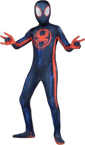 MARVEL Kid's Classic Spider-Man Miles Morales Zentai Suit, Spiderman Costume for Halloween X-Small in Saudi Arabia