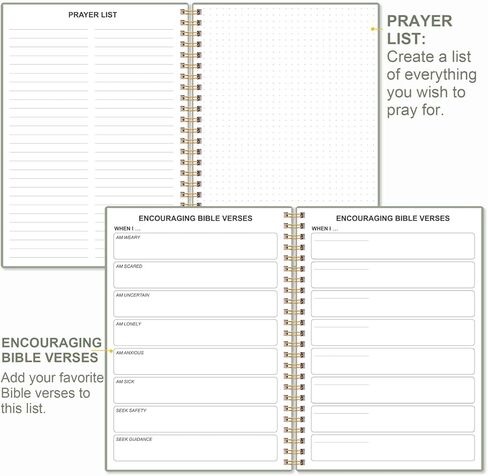 Bible Study Journal – Church Notes Notebooks – Note Taking & Journaling Kit, 5.8" x 8.5", Teal Floral in Kuwait