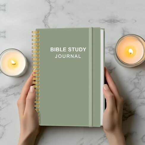 Bible Study Journal – Church Notes Notebooks – Note Taking & Journaling Kit, 5.8" x 8.5", Teal Floral in Kuwait