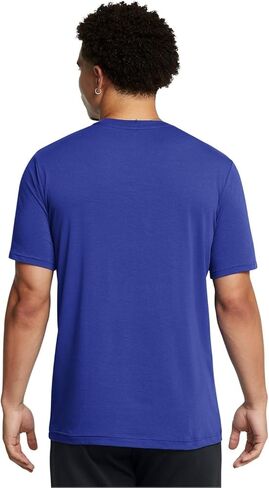Under Armor Mens Curry Logo Trend T-Shirt L Blue in Saudi Arabia