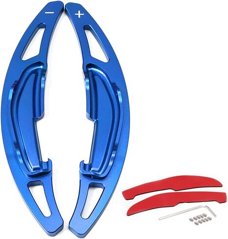 Hibeyo 2PCS التوجيهات عجلة التدوير مقلوب أغطية BMW F12 M2 M3 M5 M5 X5M X6M F87 F86 F80 F82 F83 F10 M6 Car Accessories Sports Paddle Shift Red in Kuwait