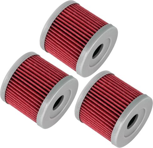 Caltric 3 Pack Oil Filter Compatible with Suzuki An400 An400Z Burgman 400 An400A An400Aza 2007-2016 in Saudi Arabia