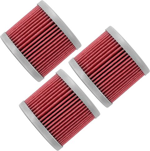 Caltric 3 Pack Oil Filter Compatible with Suzuki An400 An400Z Burgman 400 An400A An400Aza 2007-2016 in Saudi Arabia