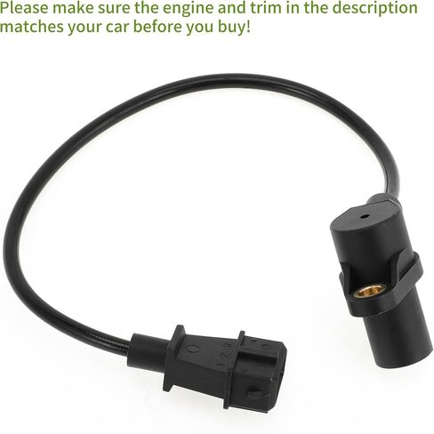 No.0K93418891 Crankshaft Position Sensor for KIA Sportage 2.0i 16V 4WD 94-03 Sturdy Black Engine Crank CKP Sensor Metal Plastic 1 Pc in Saudi Arabia