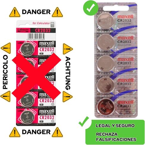 CR2032 Maxell LITHIUM 5 BATTERIES in Saudi Arabia