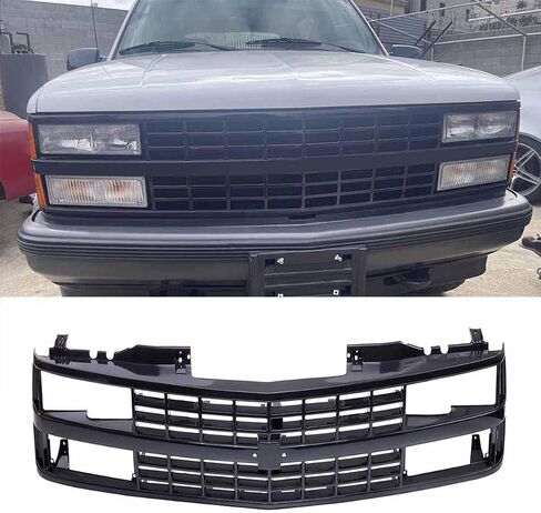 Front Grille Grille Black Fit لعام 1988 1989 1990 1991 1992 1993 Chevy C/K 1500 2500 3500 Pickup Truck GM120028 88960431 Assembly in Saudi Arabia