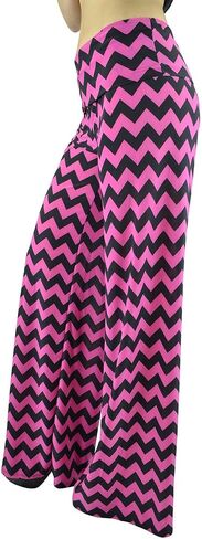 Belle Donne Women Palazzo Pants Chevron Aztec Tribal Highwaist Pants Plus Size in Kuwait