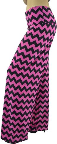 Belle Donne Women Palazzo Pants Chevron Aztec Tribal Highwaist Pants Plus Size in Kuwait