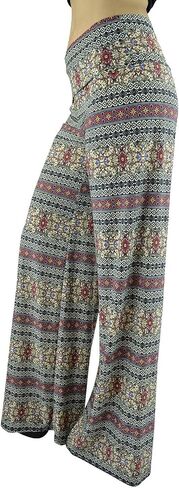 Belle Donne Women Palazzo Pants Chevron Aztec Tribal Highwaist Pants Plus Size in Kuwait